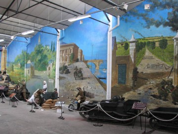 Musée des Blindés de Saumur - Fresque des Cadets de Saumur_12 Musée des Blindés