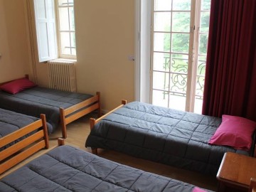 Chambre château - 4 lits © Association La Turmelière